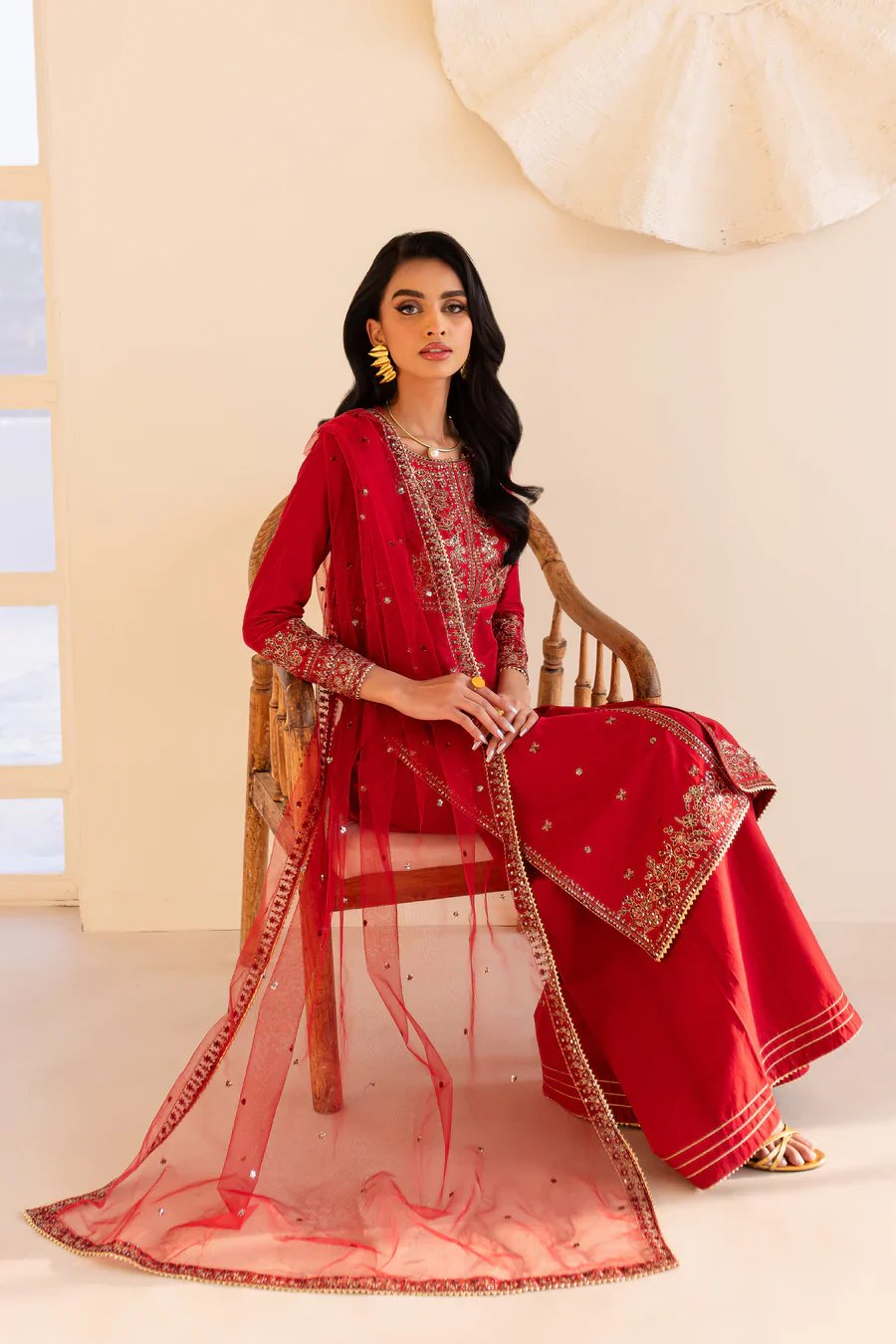 Shanaya - 3 PC Embroidered Dress