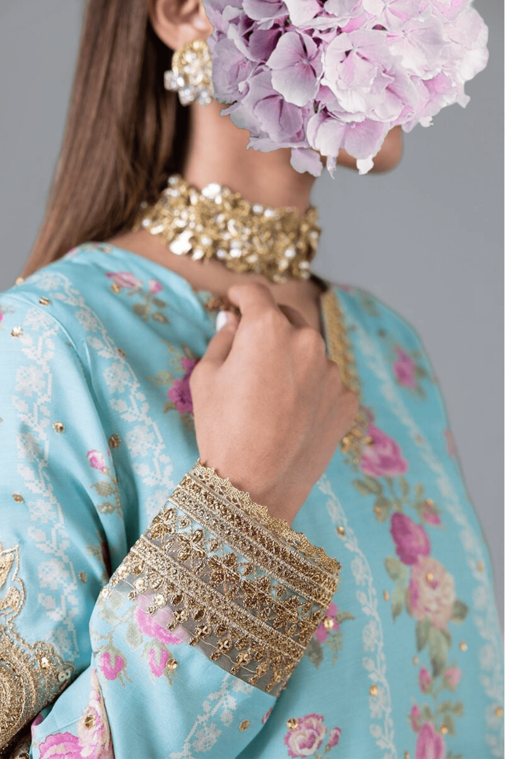 Embroidered | Raw Silk | Kurta view 2