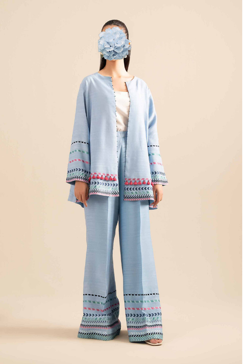 2 Piece - Embroidered Suit - FE25-85
