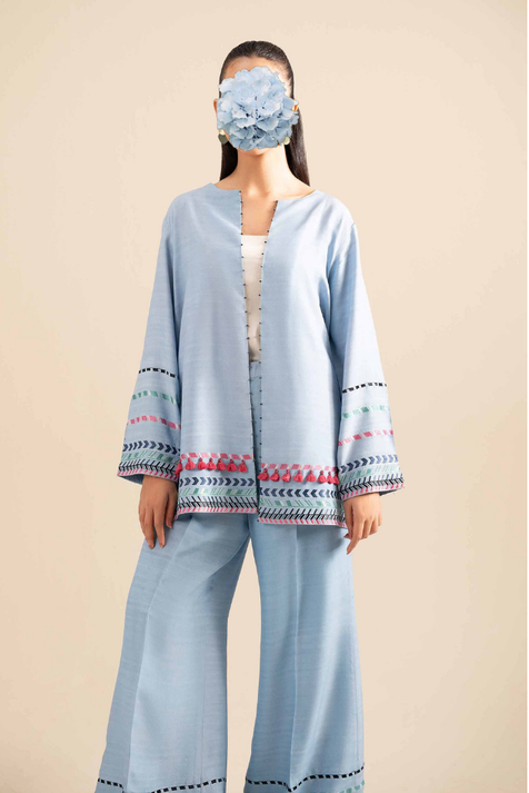 2 Piece - Embroidered Suit - FE25-85 view 2