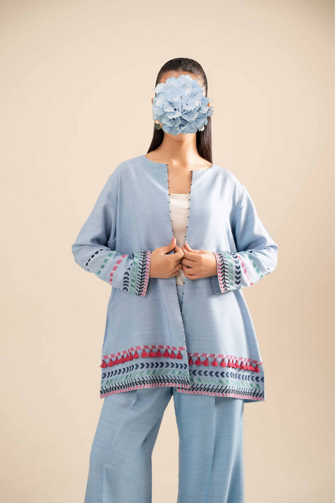 2 Piece - Embroidered Suit - FE25-85 view 4
