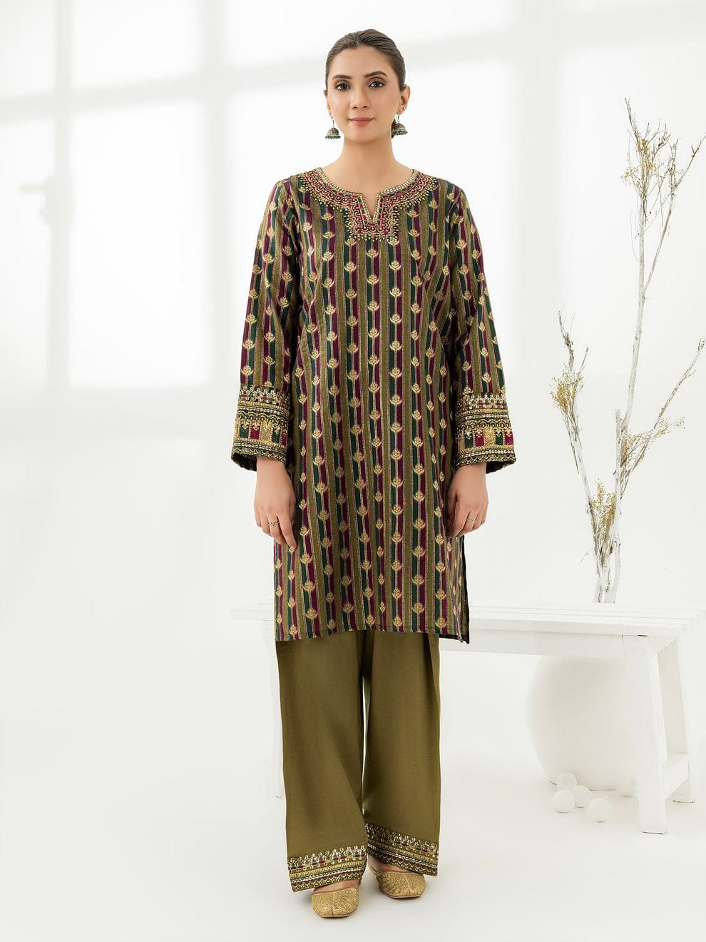 Shirt Shalwar Jacquard