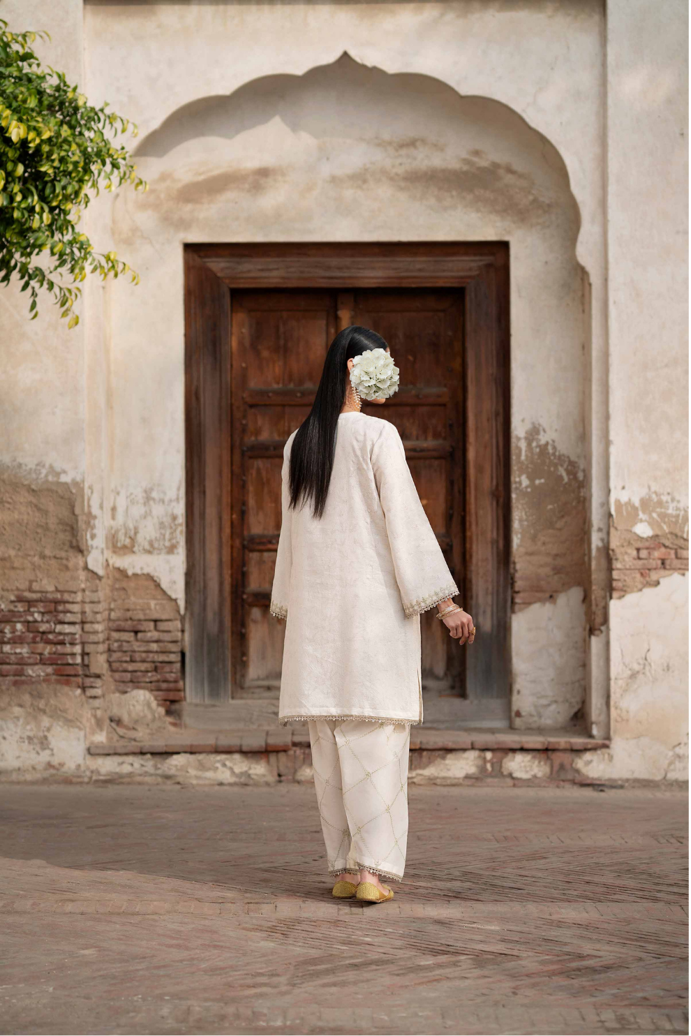 2 Piece - Embroidered Suit - PFE25-10 view 3