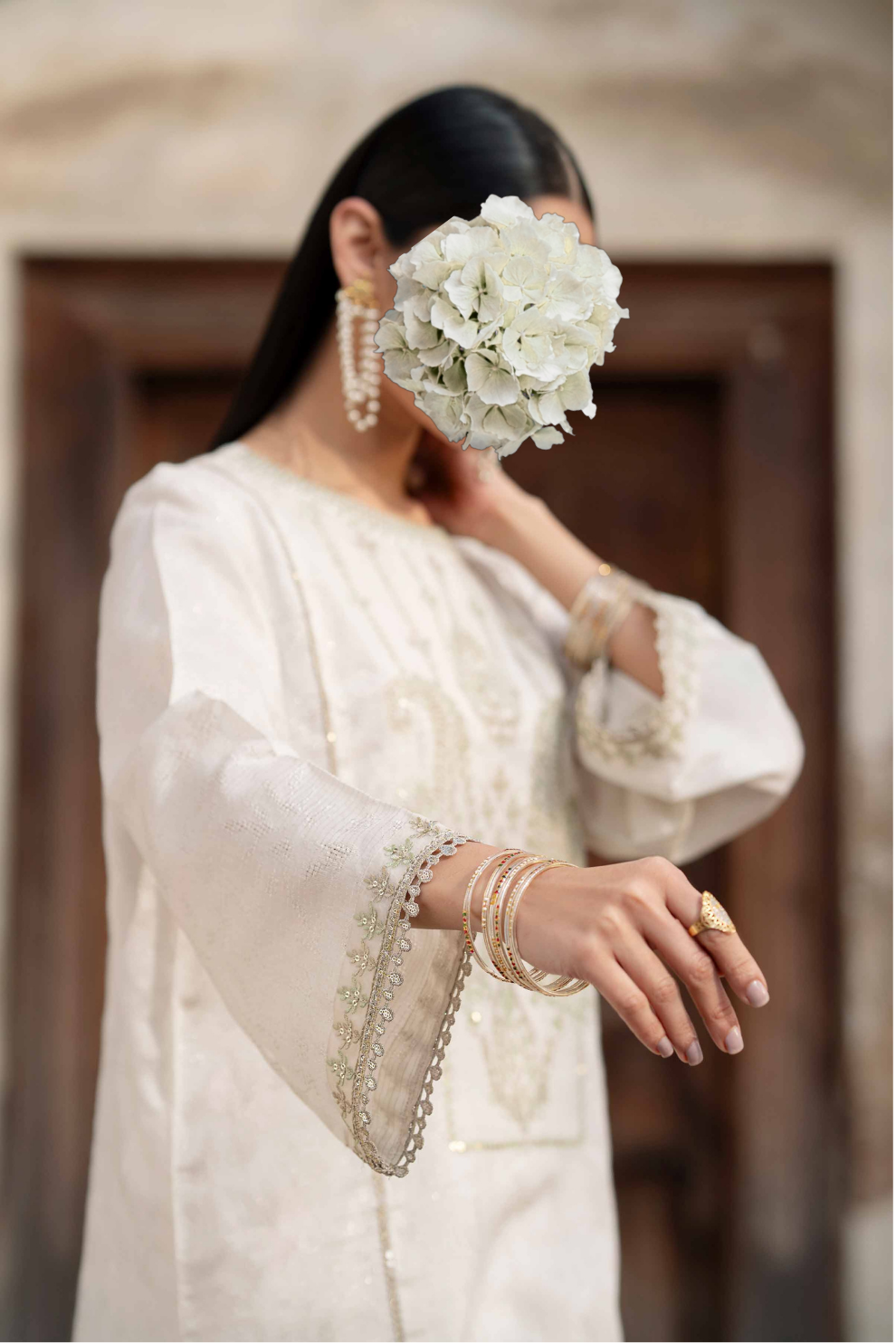2 Piece - Embroidered Suit - PFE25-10 view 4