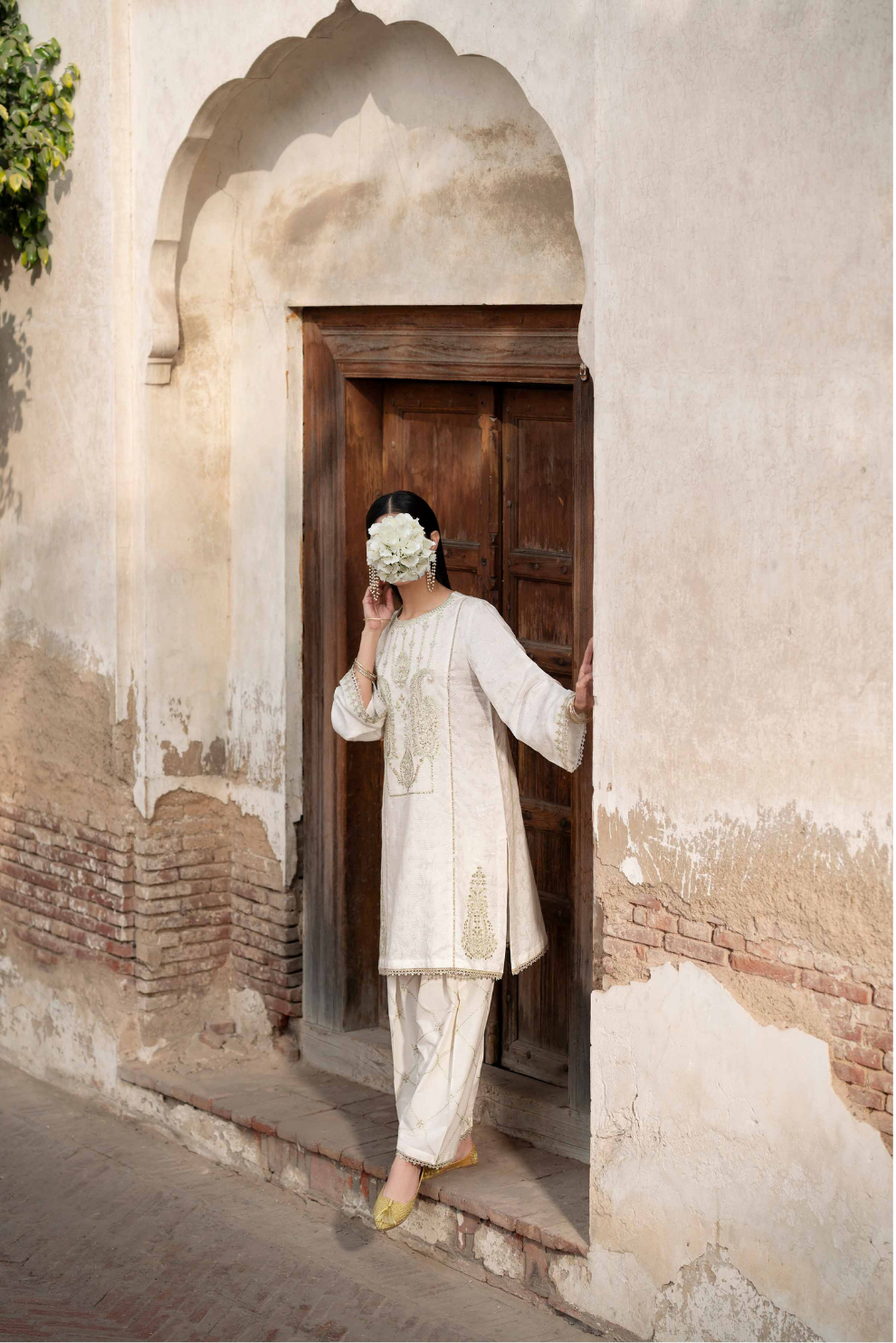 2 Piece - Embroidered Suit - PFE25-10 view 5