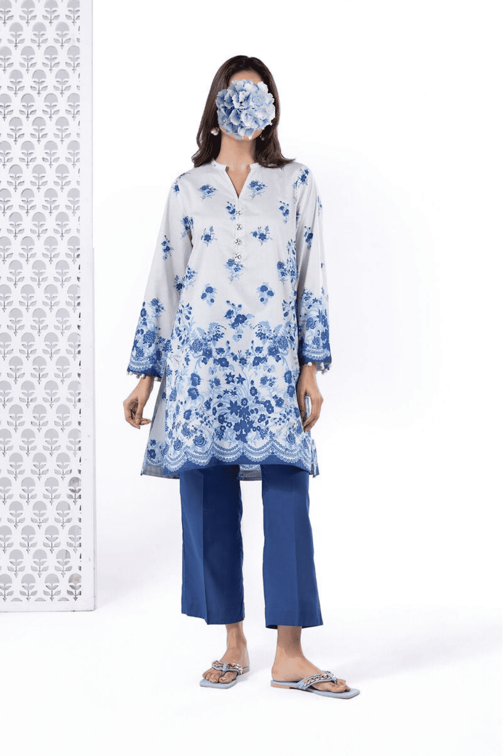 Printed | Pima Lawn | Kurta