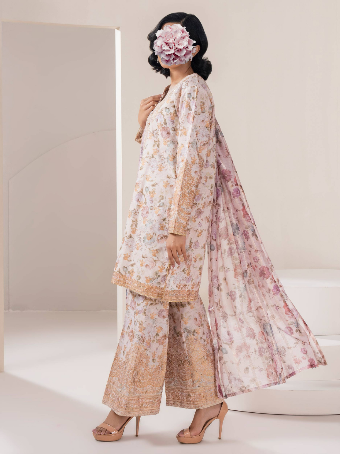 3 Piece Lawn Suit-Embroidered (Pret) view 3