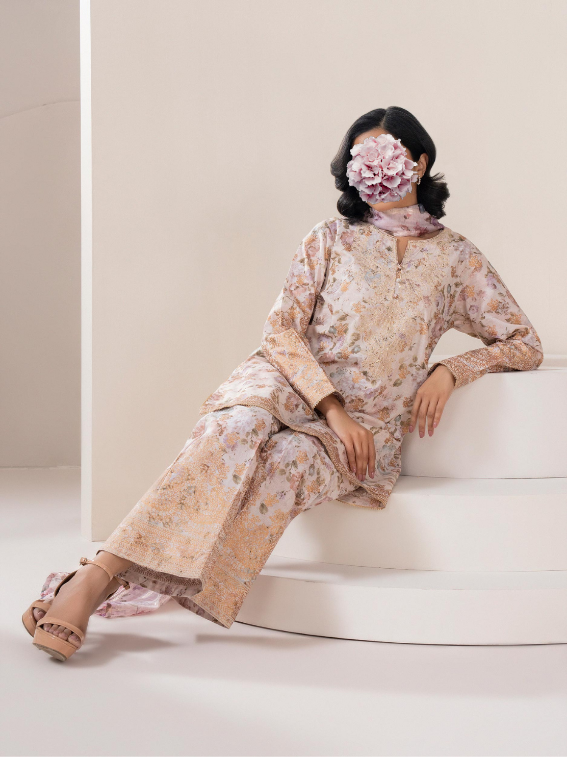 3 Piece Lawn Suit-Embroidered (Pret) view 4