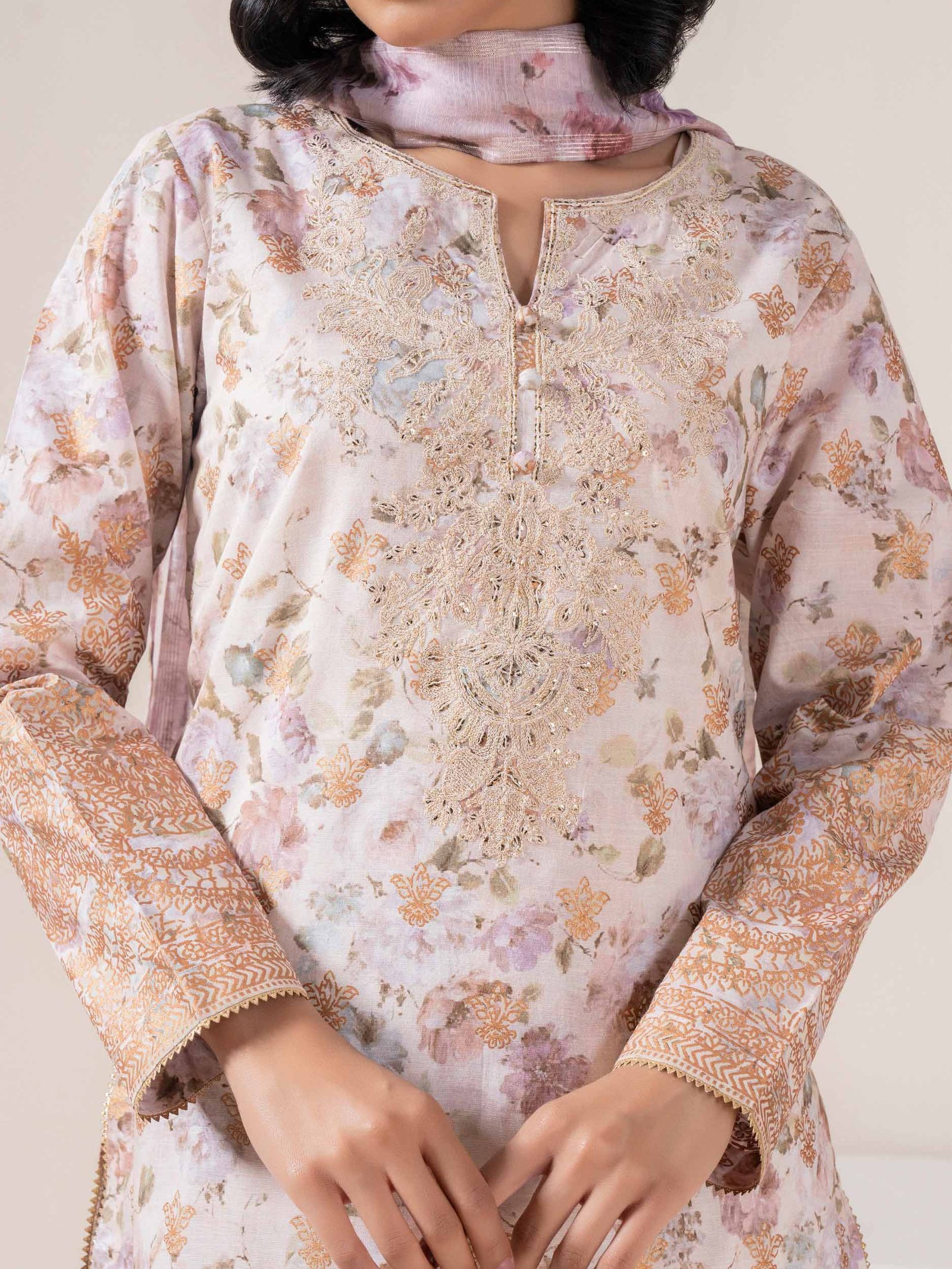 3 Piece Lawn Suit-Embroidered (Pret) view 6