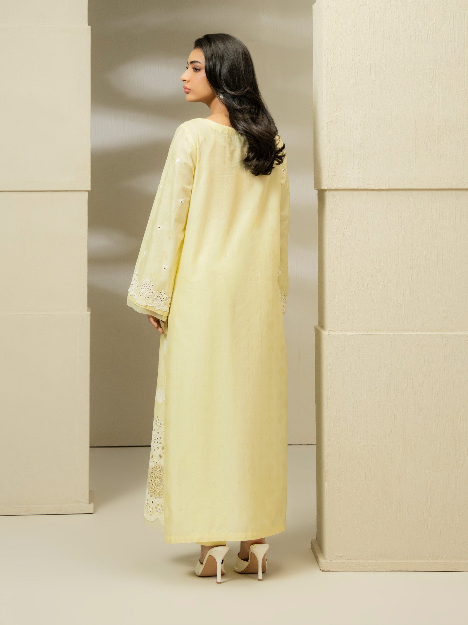 2 Piece Jacquard Suit-Embroidered (Pret) view 4