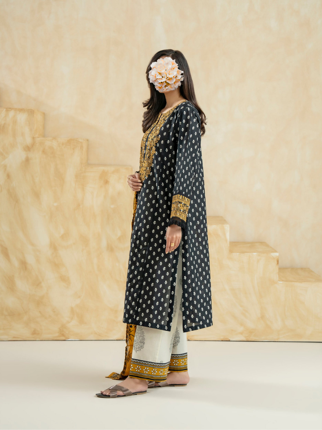 3 Piece Lawn Suit-Embroidered (Pret) view 4