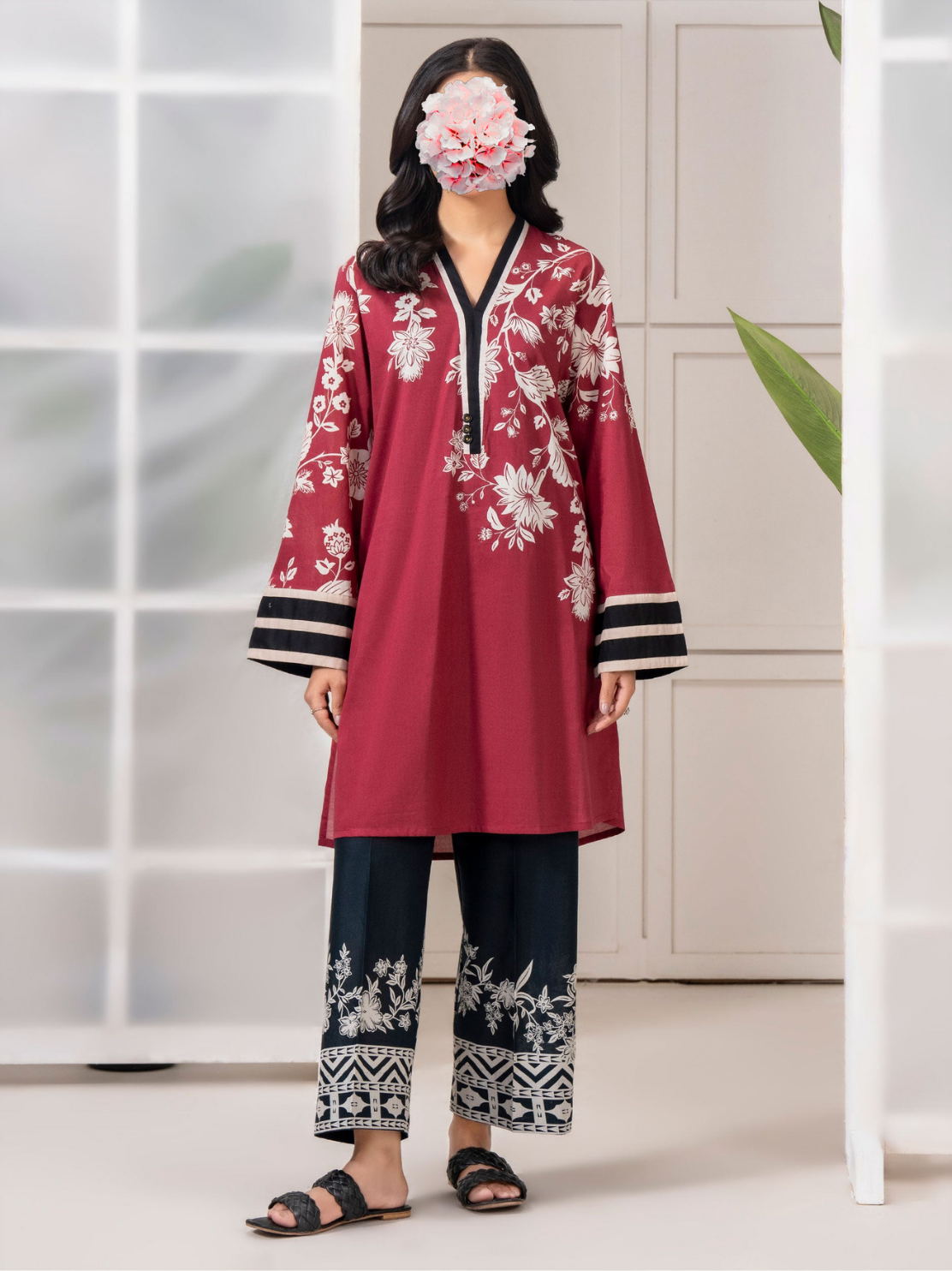 2 Piece Lawn Suit-Printed (Pret)