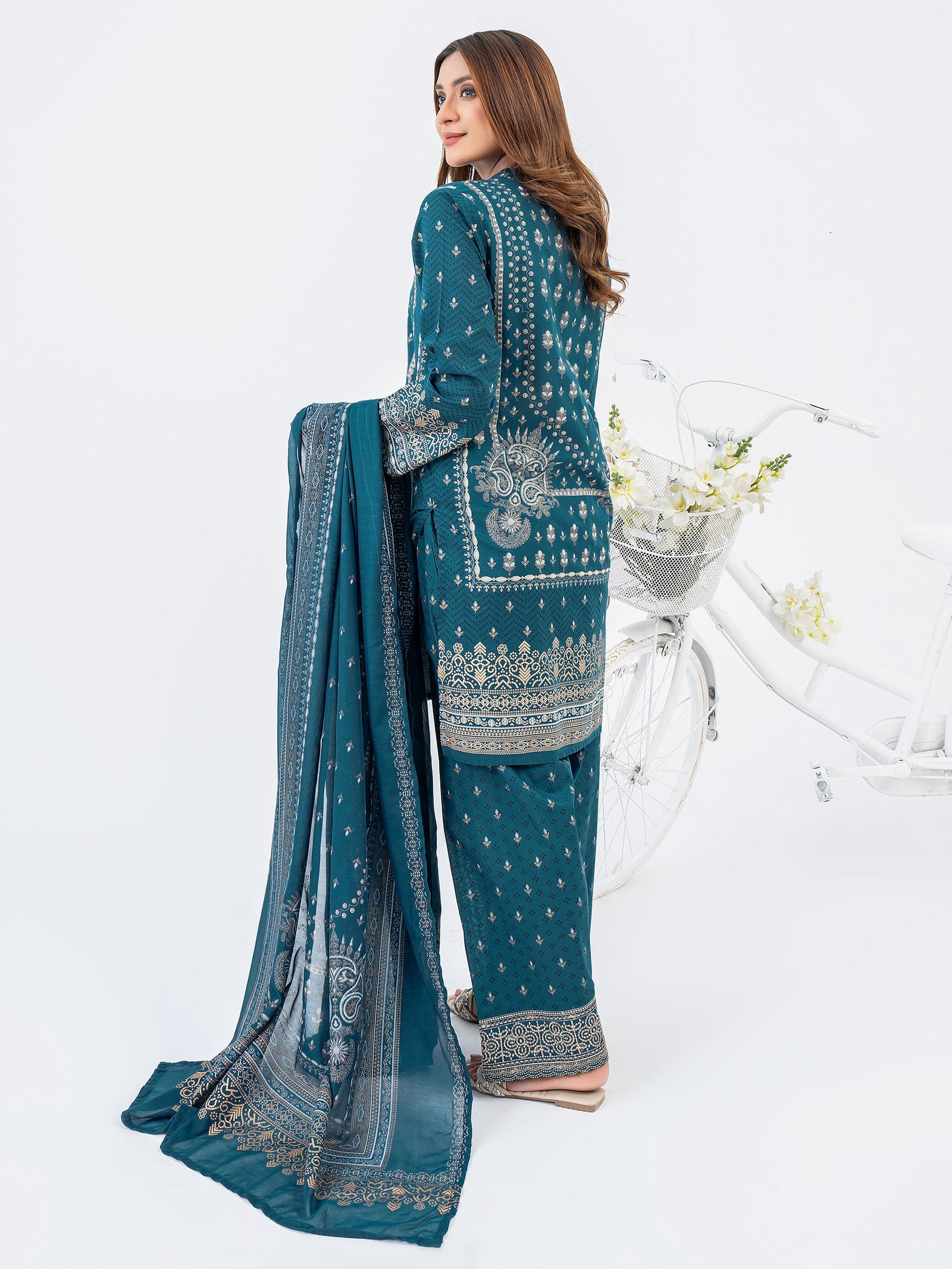 3 Piece Lawn Suit-Embroidered (Pret) view 5